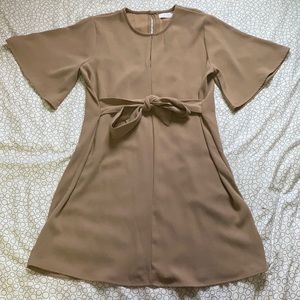 NWT Oak + Fort Beige/Tan Dress